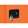 Justrite® Emergency Preparedness Safety Supply Cabinet, Orange