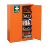 Justrite® Emergency Preparedness Safety Supply Cabinet, Orange