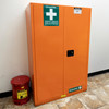 Justrite® Emergency Preparedness Safety Supply Cabinet, Orange