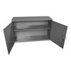 Utility Cabinet, 1 Adjustable Shelf, Gray