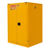 Fm Approved, Flammable Storage Cabinet, 60 Gallon, 2 Doors, Self Close, 2 Shelves, Safety Yellow
