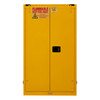 Fm Approved, Flammable Storage Cabinet, 60 Gallon, 2 Doors, Self Close, 2 Shelves, Safety Yellow