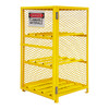 Self Closing, Gas Cylinder Cabinet, Single Door, Angle Iron, Expanded Metal, For Horizontal Storage Of 20, 33 Lb. Lpg Cylinders, 6 Cylinder Capacity, Self Closing, Gas Cylinder Cabinet, Single Door, Angle Iron, Expanded Metal, For Horizontal Storage Of 20, 33 Lb. Lpg Cylinders, 6 Cylinder Capacity,