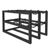 Gas Cylinder Rack, 8 Vertical Cylinders Capacity, 30 x 48 x 30, Black