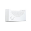 White Single Smiley Face Paper Towel Dispenser