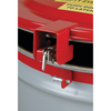 Justrite® Self-Latching Drum Cover, Vent, Gasket for 55-Gal Drum, Steel