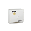 Justrite® Polyethylene Acid Safety Cabinet, for (36) 2-1/2 Liter bottles, 2-door, White