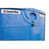 Justrite® Polyethylene Acid Safety Cabinet, for (36) 2-1/2 Liter bottles, 2-door, Blue