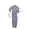 Disposable Coveralls, Polypropylene, White, case/25