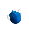 Disposable PE/Latex Shoe Covers, Blue, case/300