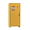 Justrite® EN Flammable Safety Cabinet, 30-Minute Rated, 30 gal, 3 shelf, Yellow