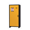 Justrite® EN Flammable Safety Cabinet, 30-Minute Rated, 30 gal, 3 shelf, Yellow