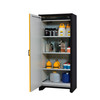 Justrite® EN Flammable Safety Cabinet, 30-Minute Rated, 30 gal, 3 shelf, Yellow