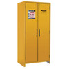 Justrite® EN Flammable Safety Cabinet, 90-Minute Fire Rating, 45 gal, Yellow