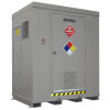 HazMat Drum Storage Locker with Optional Fire Rating, 6-Drum
