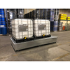 Ultra-Steel Twin IBC Spill Pallet, Gray