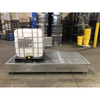 Ultra-Steel Twin IBC Spill Pallet, Gray