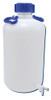Carboy with Spigot, Narrow Mouth, Heavy Walled HDPE w/ O-Ring, 25L