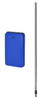 3.75-lbs Rectangular Retort Base & Rod Set, Base: 8"x5", Rod: 23.6"L (60cm) x 12mm Dia., Heavy Duty, Corrosion Resistant Steel