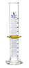 Measuring Cylinder, 1000 ml, ASTM, Class B Tolerance +/-60 ml, Protective Collar, Hex Base, Blue Ink, 3.3 Borosilicate Glass Measuring Cylinder, 1000 ml, ASTM, Class B Tolerance +/-60 ml, Protective Collar, Hex Base, Blue Ink, 3.3 Borosilicate Glass