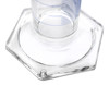 Measuring Cylinder, 500 ml, ASTM, Class A Tolerance +/-20 ml, Protective Collar, Hex Base, Blue Ink, 3.3 Borosilicate Glass