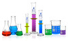 Borosilicate Glassware Set, 9 Pieces with 3 Beakers, 3 Erlenmeyer Flasks & 3 ASTM, Class A Measuring Cylinders, Borosilicate 3.3 Borosilicate Glass