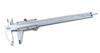 Vernier Caliper, 6", IME Type, Dual Scale Laser Graduations, Hardened, 0.05mm and 1/128" Accuracy, in Case, Carbon Steel