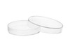 Plastic Petri Dishes with Lids, 3.75" Diameter, 0.5" Depth, Molded in Polypropylene, Reusable, Translucent, case/12