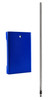 Rectangular Retort Base & Rod Set, 8"x5" Base, 23.6" Rod, Heavy Duty, Corrosion Resistant Steel, 12mm Diameter Rod