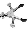 2 Prong Universal Clamp, Double, Integral Bosshead, Non-Slip Vinyl Coated Rubber Jaws, 7.5"-8" Adjustable Length