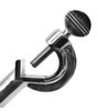 2 Prong Universal Clamp, Double, Integral Bosshead, Non-Slip Vinyl Coated Rubber Jaws, 7.5"-8" Adjustable Length