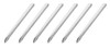 Spatula Scoops, 6.3", Stainless Steel, Polished, Semi-Circular Cross Section, Rounded End & Pointed End, case/6