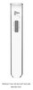 Test Tubes, 20 ml, Borosilicate Glass, 1.2mm Thick, Beaded Rim, Extra Durable, 5.9" Tall, 0.7" Diameter, pack/48