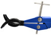 4 Prong Clamp, Vinyl Coated, Swivel Bosshead, 4.1" Max Opening, up to 18mm Rods, Powder Coated Zinc Alloy Clamp