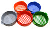 Plastic Geology Sieve and Sifter, 8", Stackable, Varying Hole Sizes, for Scientific Playtime and Discovery