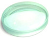 Optical Glass Lens, 3" (75mm), 200mm Focal Length, Ground, Beveled Edges, Use as Top Spinning Base