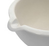 Porcelain Mortar & Pestle Set, 5oz (150 ml), Unglazed Grinding Surface for Chemicals, White