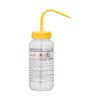 Wash Bottle for Isopropanol, 500 ml, 4-Color Safety Label, Wide Mouth, Self Venting, LDPE