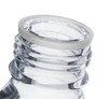 Media Bottle, 250 ml, Transparent with Blue Screw Cap, White Ink, 3.3 Borosilicate Glass