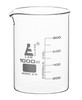 Beaker, 1000 ml, Low Form with Spout, White, 100 ml Graduations, 3.3 Borosilicate Glass Beaker, 1000 ml, Low Form with Spout, White, 100 ml Graduations, 3.3 Borosilicate Glass