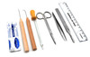 7-piece Dissection Kit Set, Economy, Stainless Steel, Leather Storage Case 7-piece Dissection Kit Set, Economy, Stainless Steel, Leather Storage Case