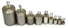Labs, Set of 9 Brass Hooked Weights, 10-1000g in Wooden Block