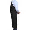 Rubberized Bib Apron, Large (27"W x 42"L), Black