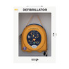 First Aid Cabinet with Alarm, HeartSine® PAD 350P AED Defibrillator Connect Package