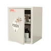 Non-Metallic Wood Acid Cabinet, 21" Bench Top Poison Cabinet