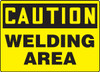 OSHA Safety Sign - CAUTION: Welding Area, 10" x 14", Pack/10