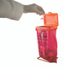 Poxygrid Bench-Top Biohazard Bag Holder Kit, Includes 100 Polyethylene 8-1/2 x 11 in. Bags