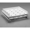 Stackable Petri Dish Incubation Tray, Plastic, 9-7/8 x 9-5/16 x 1-3/8 in., pack/3