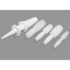Stepped Tubing Connectors for 3/8 in. to 1/2 in. Tubing, Polypropylene, pack/12