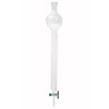 Column, Chromatography, 24/40 Outer Joint, 500mL Reservoir, 1 1/2in ID x 12in E.L., 2mm Stopcock, each